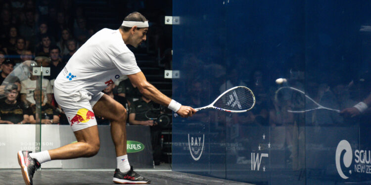 Egyptian squash player Mohamed Elshorbagy