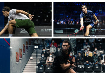 Paul Coll (top left), Ali Farag (top right) and Mostafa Asal