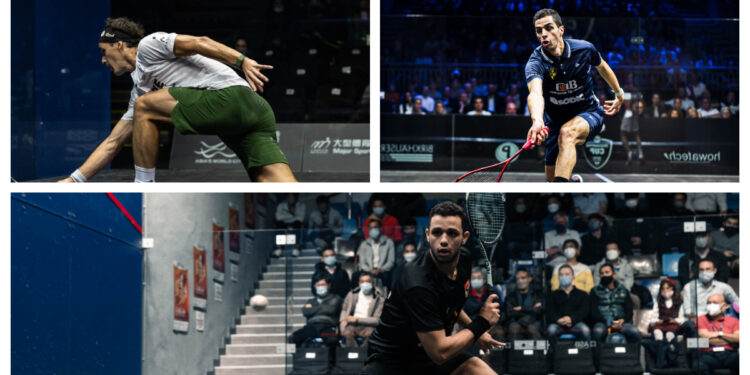 Paul Coll (top left), Ali Farag (top right) and Mostafa Asal