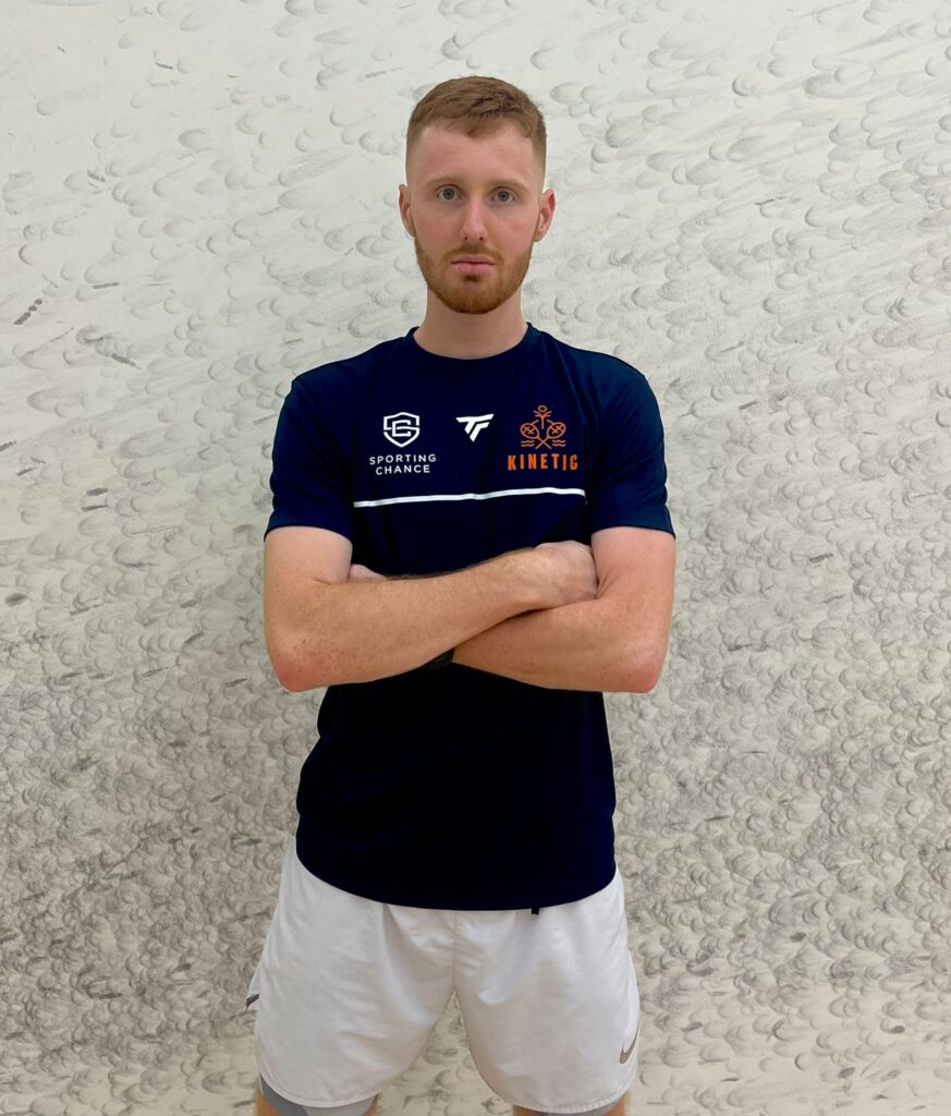 England squash professional Tom Walsh