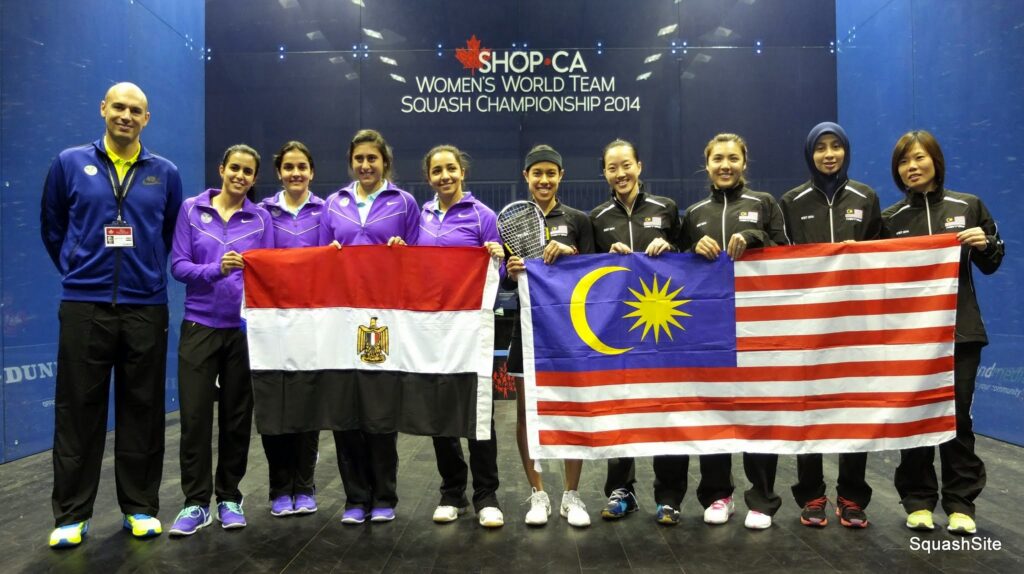 Low Wee Wern with Malaysian Team at 2014 World Teams